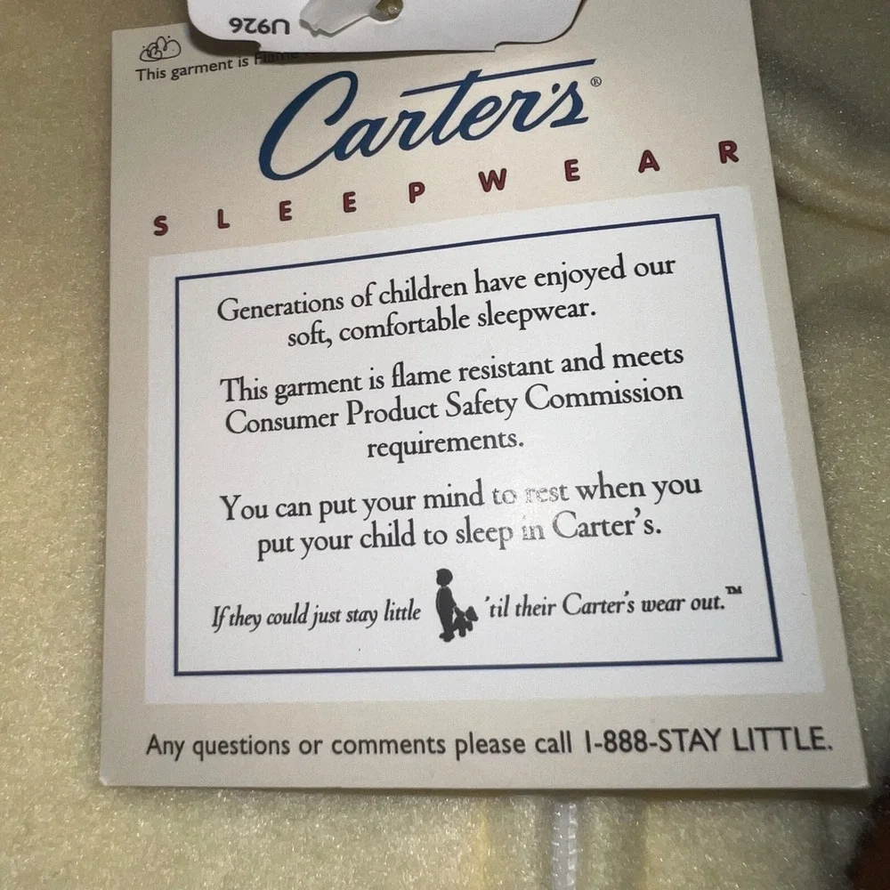 Carter's Footed‎ Sleeper Infant 12M Yellow NEW Vintage Fuzzy Fleece Dinosaur